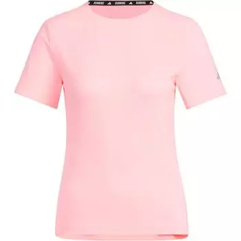 Adidas Ess Rn Tee Ss быстросохнущая беговая футболка с коротким рукавом женская розовая JV6933 S