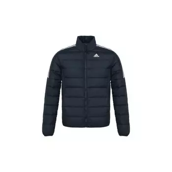 Adidas Essential Down Logo Print Теплый повседневный пуховик Мужская верхняя одежда Legend-Ink GH4594 XS