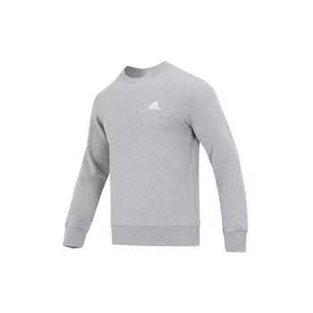 Adidas Essential Logo Crew Neck Sweatshirt Мужская толстовка Серая IC9331 XXXL