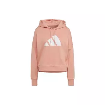 Adidas Женская толстовка с капюшоном Essential Logo с длинным рукавом, розовая H24082 XXL