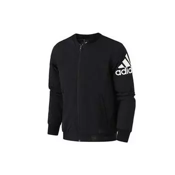Adidas Essential Тканый бомбер Мужская верхняя одежда Черный DW4588 S