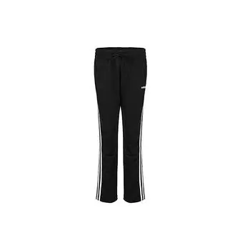 Adidas Essential Вязаные брюки с 3 полосками Женские брюки Черно-белые DP2373 XS