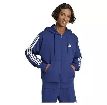 adidas Essentials 3 Stripes French Terry full zip свитшот S/Regular