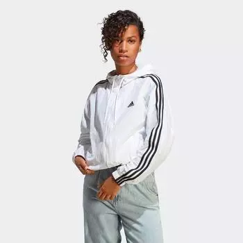 Adidas Ветровка Essentials 3s Woven белая Ic0560 AXS