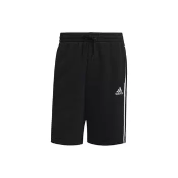 Adidas Essentials Флисовые спортивные штаны с 3 полосками Мужские брюки черные H20849