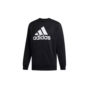 Adidas Essentials Logo Sweatshirt Мужская толстовка черная FM5341 XXL