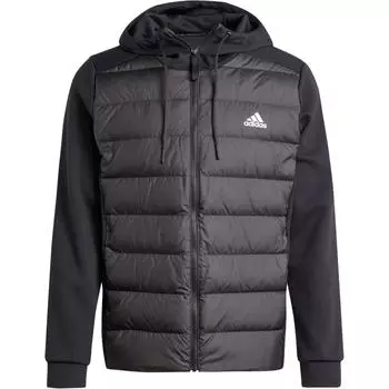 Adidas Essentials Модная Удобная Мягкая Универсальная Пуховая Куртка Мужская Верхняя Одежда Черная JM3255 2XS