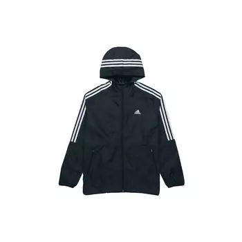 Adidas Essentials Ветровка с капюшоном и молнией Мужские куртки Черные FT2835 S