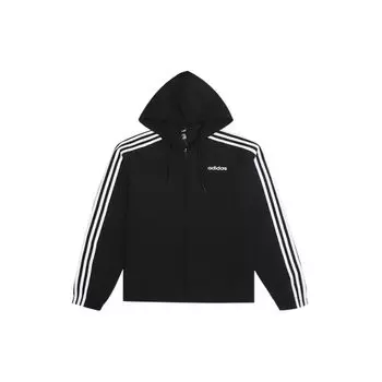 Adidas Essentials Вязаная куртка с капюшоном Мужские куртки Черные DQ3066 XS