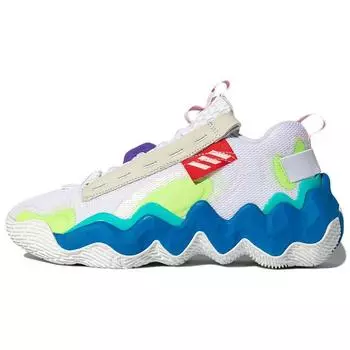 Adidas Exhibit B White Blue Rush Мужские кроссовки Cloud-White Vivid-Red GZ9552 46