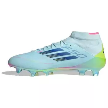 Adidas F50 Elite Mid FG Stellar Icon Pack (Женский) Кроссовки унисекс почти-синие полупрозрачно-синие полусолнечно-желтые IH0115 43