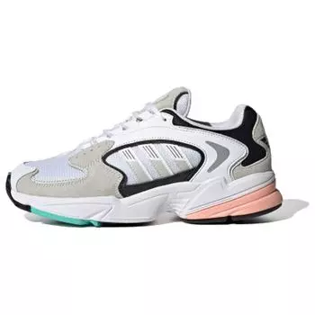 Adidas Falcon 2000 Grey Glow Pink Женские кроссовки White Grey-One Core-Black EH0138