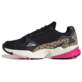 Adidas Falcon Leopard Женские кроссовки Black Core-Black Off-White FU6894