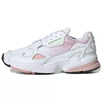 Adidas Falcon Pink Spirit Женские кроссовки White Footwear-White Glow-Green EG3058