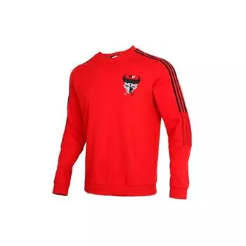 Adidas Fc Bayern Football Вышитая толстовка с круглым вырезом Мужская толстовка GK8627 XL