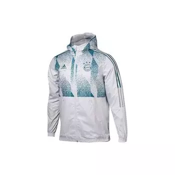Adidas FCB Training Ветровка с капюшоном Мужская верхняя одежда Белый GV1312 S