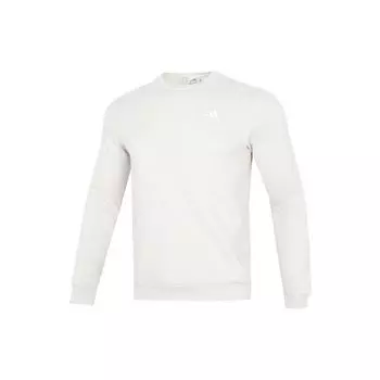Adidas Feelcozy вышитый логотип круглый вырез толстовка мужская топы белый HL2282 L