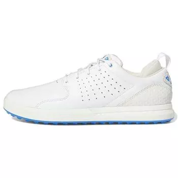 Adidas Flopshot Spikeless White Blue Rush Мужские кроссовки Cloud-White Gold-Metallic GV9668 40