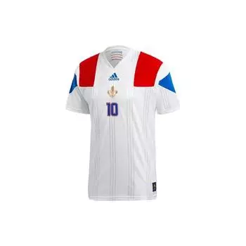 Adidas Football Training Повседневная спортивная футболка с коротким рукавом Мужские топы Белые FK3571 S