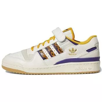 Adidas Forum 84 Low Lakers Snakeskin Мужские кроссовки Кремовый Off-White Collegiate-Gold GW2007 36