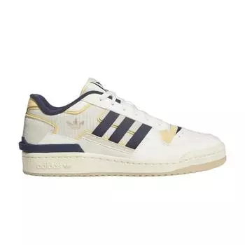 Adidas Forum Exhibit Off White Shadow Темно-синие кроссовки унисекс Кремово-белый GX4121 36