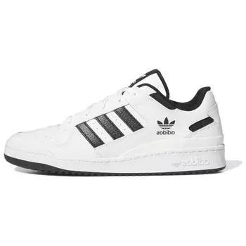 Adidas Forum Low CL Белые Черные кроссовки унисекс Core-White Core-Black IH7830 44