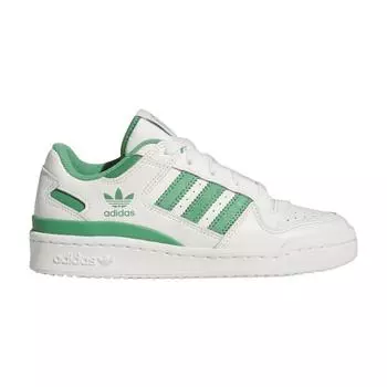 Adidas Forum Low CL J Белые Preloved Green Детские кроссовки Cloud-White ID8722 37