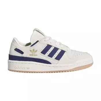 adidas Forum Low CL J кремово-белые темно-синие детские кроссовки IH0229 35