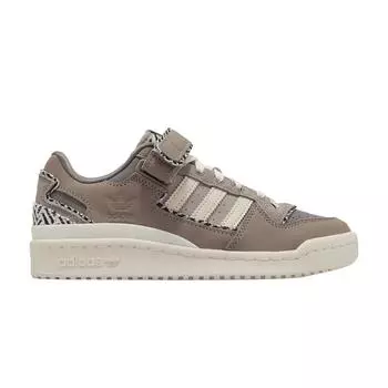 Adidas Forum Low Criss-Cross Pattern — Детские кроссовки Taupe Oxide Brown Vapor-Grey Off-White GY0020 36