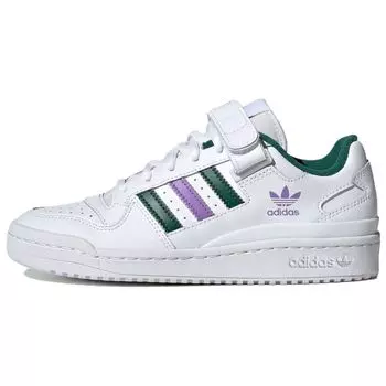 Adidas Forum Low Green Violet Fusion Женские кроссовки White Cloud-White HQ1912 36