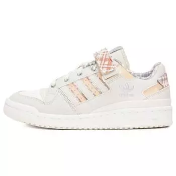 Adidas Forum Low Halo Blush Plaid Женские кроссовки Кремовый алюминиевый мелово-белый FZ5628 36