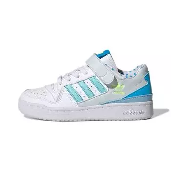Adidas Forum Low Little Kid День Святого Валентина Детские кроссовки White Cloud-White Sky-Rush GZ0800 28