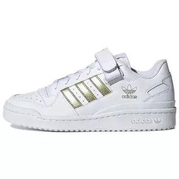 adidas Forum Low White Gold Metallic Женские кроссовки Cloud-White Core-Black H05108 40