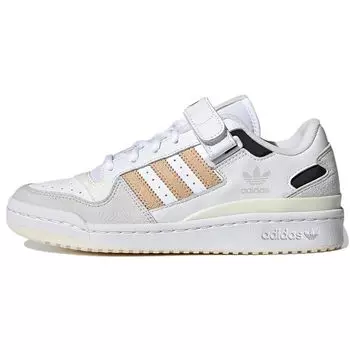 Adidas Forum Low White Magic Beige Женские кроссовки Cloud-White Core-Black GW7107 36