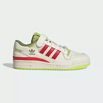 Adidas FORUM LOW X THE GRINCH кремово-белые кроссовки ORIGINALS MEN S ID3512 кремово-белый / красный колледж / солнечный слизь 44.7
