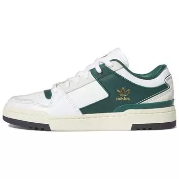 Adidas Forum Luxe Low White Collegiate Green Мужские кроссовки Cloud-White Off-White GW2011