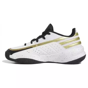 Adidas Front Court White Gold Metallic Мужские кроссовки Cloud-White Core-Black ID8593 46