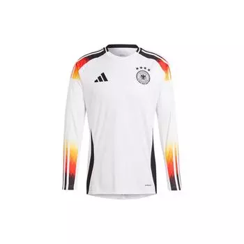 Adidas Футбольная майка с длинным рукавом для домашней игры сборной Германии, мужские топы белого цвета IP6129 M