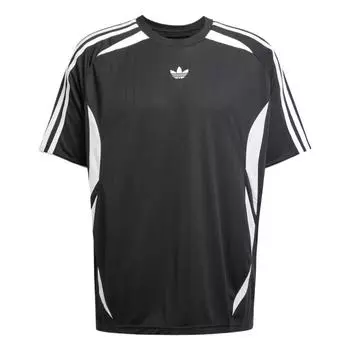 Adidas Футболка Adicolor Teamgeist черная/белая мужская уличная одежда JC6229 L