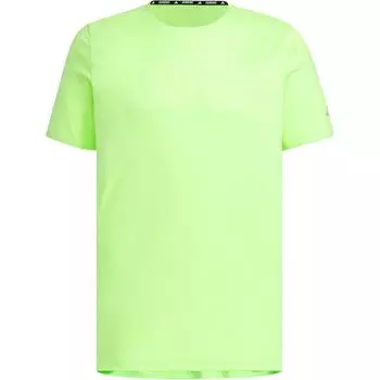 Adidas Футболка Climacool Ess Round Neck Quick-Dry Cool Running Sports с коротким рукавом для мужчин, ярко-лимонно-желтая, темно-серебристо-серая JY7012 M