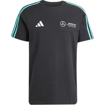 Adidas Футболка Mercedes Amg Petronas Formula Team Dna Черно-белая Мужская Уличная одежда JV5425 3XL