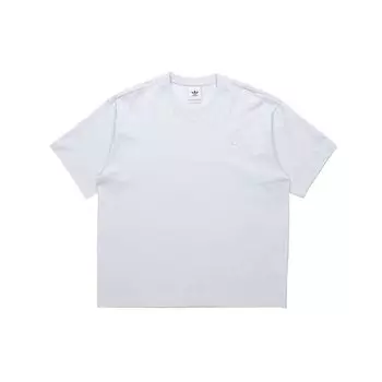 Adidas Футболка Originals Premium с вышитым логотипом унисекс, светло-голубая GN3378 XL