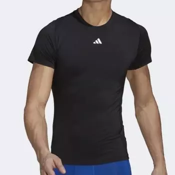 Adidas Футболка с коротким рукавом Techfit Sports Training Gym Running Workout 2337 100