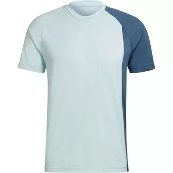 Adidas Футболка с круглым вырезом Color Block Quick Dry, мужская, синяя, HZ9688 XL
