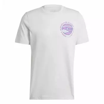 Adidas Футболка с рисунком Racket Sport Rebels, мужская, серая IW0146 L