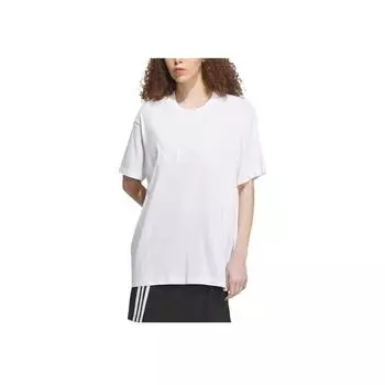 Adidas Футболка унисекс Neo Casual Simple Breathable с круглым вырезом и коротким рукавом, белая IS2781 S
