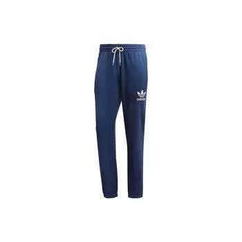 Adidas FW22 Сплошные цветные джоггеры с логотипом, мужские брюки, синие HL9279 XS