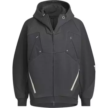 Adidas FW24 FUSTL P Hoodie 2 спортивная повседневная простая куртка мужская куртка карбон-черный JM6188 S