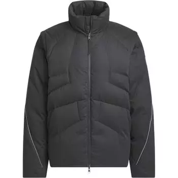 Adidas FW24 FUSTL Series P DJK Mid съемная теплая спортивная повседневная куртка-пуховик мужская куртка Carbon-Black JM6173 S