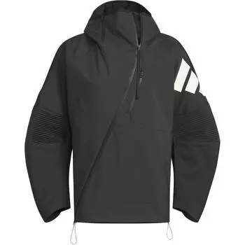 Adidas FW24 Future Style Pre Jacket Series спортивная повседневная куртка с капюшоном и длинными рукавами с несколькими карманами мужские куртки черные JN3424 XXL